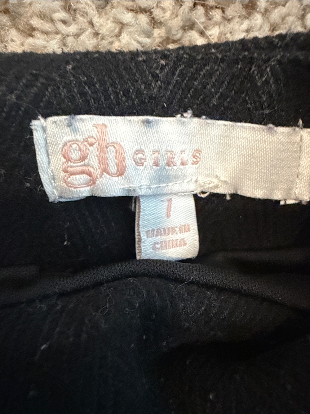 Gianni Bini Black Mini Skirt with Button Detail - Picture 2 of 2